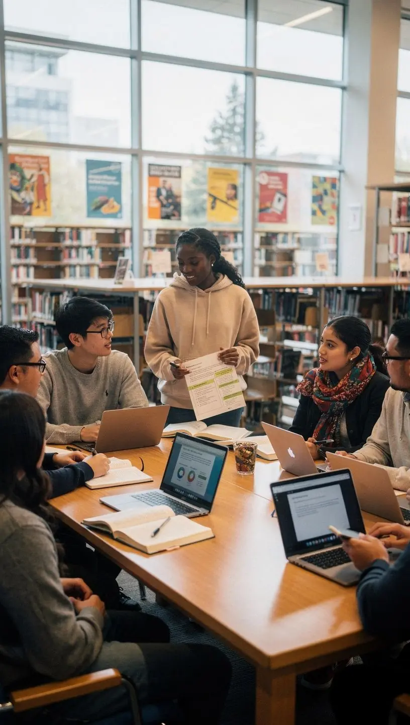 Illustration of a collaborative online community portal design