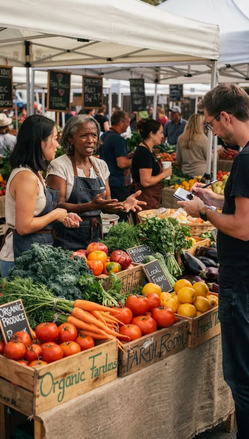 Illustration of diverse people collaborating and sharing knowledge.