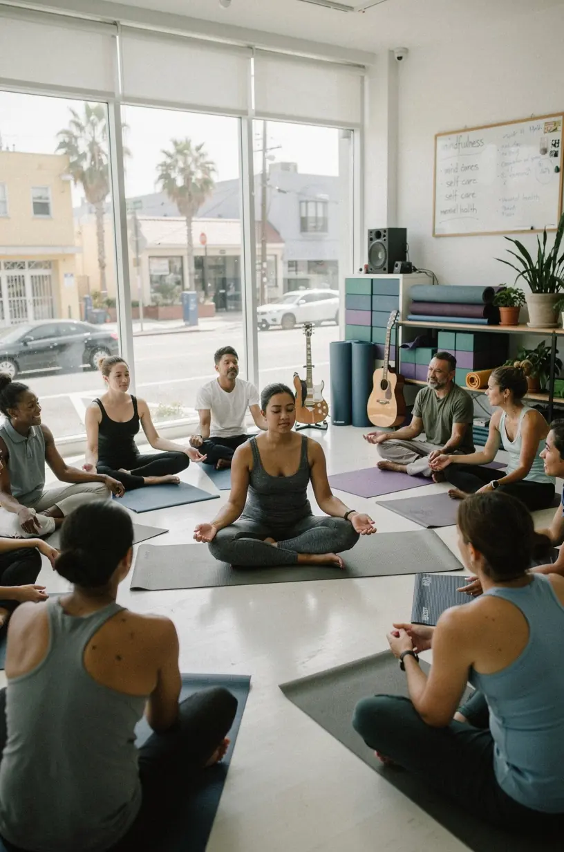 Modern office workspace